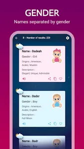 Baby Name Finder- Boys & girls screenshot 1