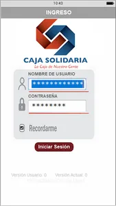 Caja Solidaria Movil screenshot 1