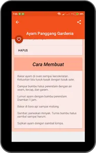 Aneka Resep Ayam Offline screenshot 7