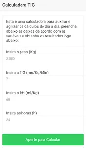 Calcular TIG screenshot 0