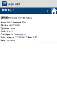 Legal App screenshot 2