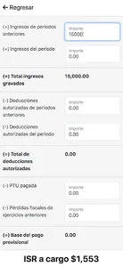 Calculadora de ISR PRO screenshot 1