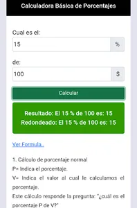 Calculadora de Porcentajes screenshot 0