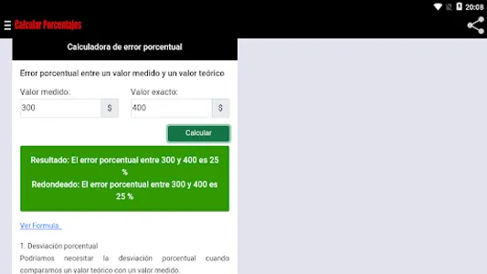 Calculadora de Porcentajes screenshot 12