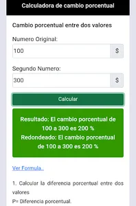 Calculadora de Porcentajes screenshot 2