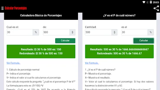 Calculadora de Porcentajes screenshot 9