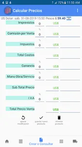 Calcular Precios screenshot 4