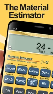 Material Estimator Calculator screenshot 0