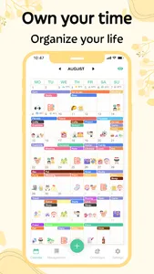 Cute Calendar Schedule Planner screenshot 0