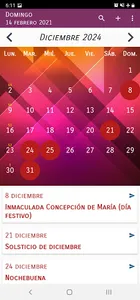 Calendario Perú 2023 screenshot 6