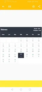 Hijri y calendario gregoriano screenshot 2