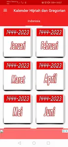 Kalender Hijriah dan Gregorian screenshot 10