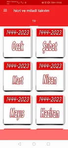 Hicri ve Miladi takvim 2023 screenshot 1