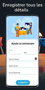 Calendrier d'anniversaire screenshot 0
