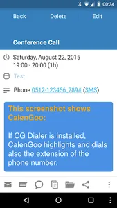 CG - Conference Call Add-On screenshot 1