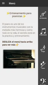 Entrenamiento para pianistas screenshot 0