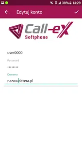 Call-eX Softphone screenshot 2