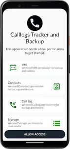 Call Log and sms manager screenshot 1