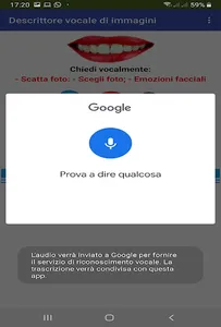 Voice identifier of images - A screenshot 3