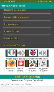 Easy Voice News - Italian and  screenshot 2