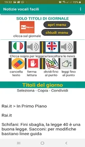 Easy Voice News - Italian and  screenshot 3