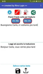 Traduttore Italiano - Francese screenshot 2