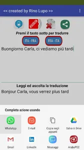 Traduttore Italiano - Francese screenshot 3