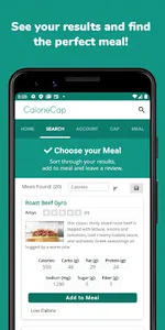 CalorieCap screenshot 2