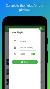 Acrossfy: create a playlist wi screenshot 1