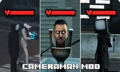 cameraman MOD GMOD MCPE screenshot 3