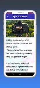Camera types screenshot 4