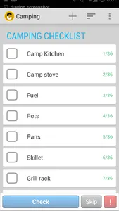 Camping Checklist screenshot 15