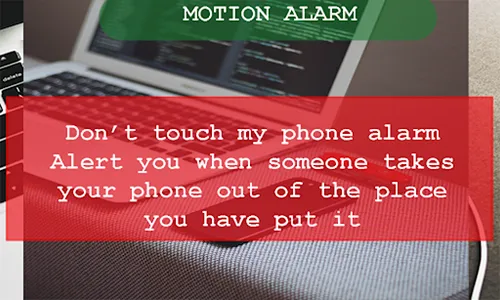 Anti-theft alarm: Don't touch screenshot 5