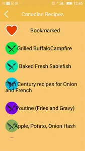 Canadian Recipes screenshot 1