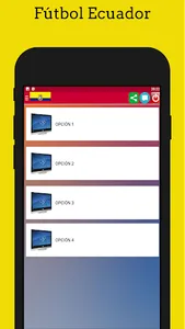 Fútbol Ecuatoriano en Vivo screenshot 0