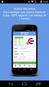 Recargas Nauta: Wifi en Cuba screenshot 2