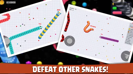 Gusano IO Snake Online Slither screenshot 1