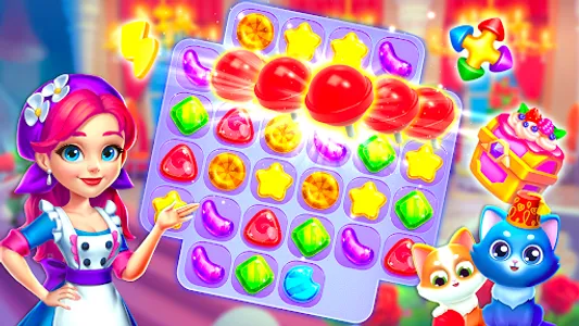 Fun Puzzle Game: Candy World screenshot 13