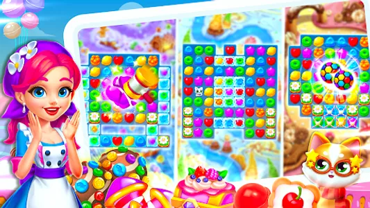 Fun Puzzle Game: Candy World screenshot 4