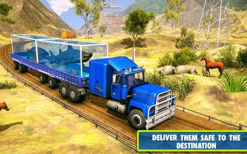 Sea Animals Transport Truck Si screenshot 10