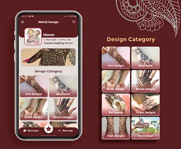 Mehndi Design offline & simple screenshot 1