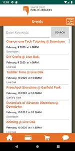 Santa Cruz Public Libraries screenshot 2