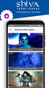 Shiva Video Status, Mahadev Wa screenshot 1