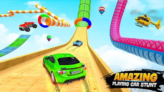 Ramp car Stunt: Race Master screenshot 2