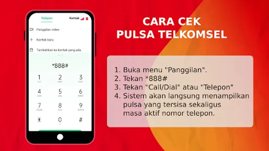 Cara kirim pulsa Telkomcel screenshot 1