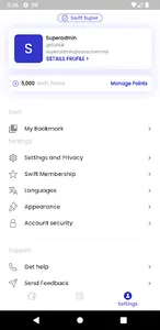Swift screenshot 2