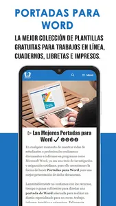 Portadas para Word screenshot 0