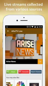 AfroTV Live - Watch All Africa screenshot 2