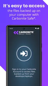 Carbonite Mobile screenshot 0
