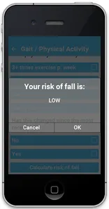 FRA²ction - Falls Risk Assessm screenshot 1